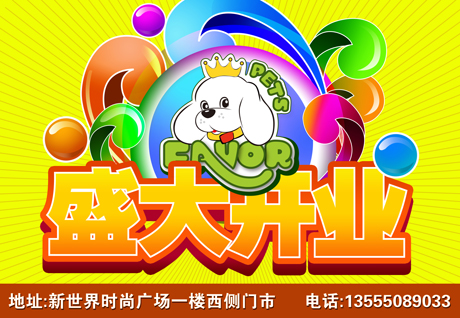 圣宠宠物加格达奇新世界店隆重开业送好礼图1